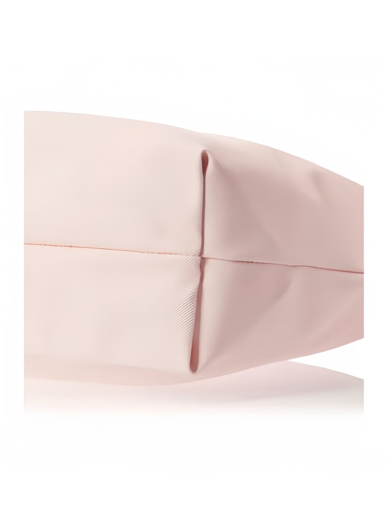 Lacoste bag Women's L12.12 Concept Fashion Versatile Large Capacity Large Size Zipper Handheld Shoulder Bag Tote Bag Large Pink 45cm * 30cm * 12cm - Image 4